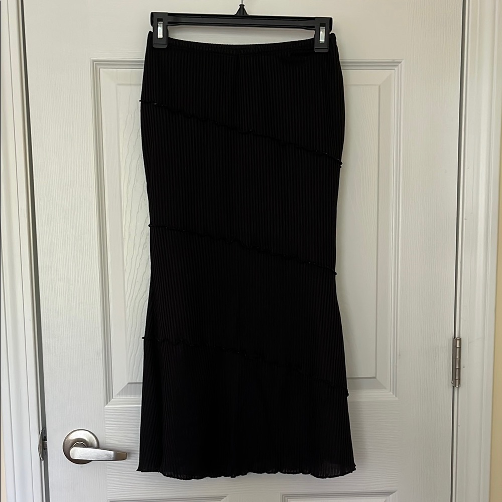 Black Pleated Skirt